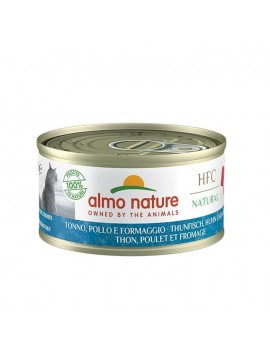 Almo Cat Hfc Natural Tonno Pollo e Formaggio 70g