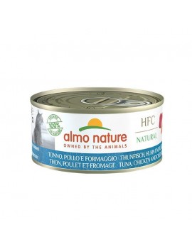 Almo Cat Hfc Natural Tonno Pollo e Formaggio 150g