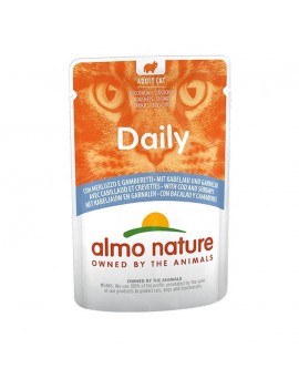 Almo Cat Daily Merluzzo e Gamberetti 70g