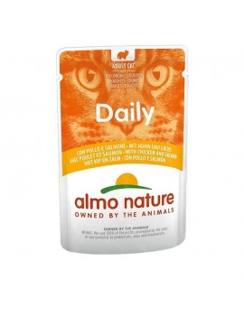 Almo Cat Daily Pollo e Salmone 70g
