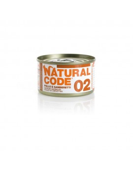 Natural Code Cat 02 Pollo e Gamberetti 85g