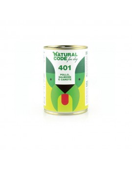 Natural Code for Dog 401 Pollo Salmone e Carote...