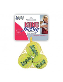 Kong Dog Squeaker Tennis Balls 3Pz Medium