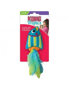 Kong Cat Tropic Fish Toy Blue