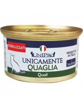 Unipro Cat Unicamente Sterilizzato Quaglia 85g
