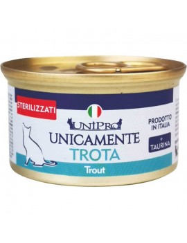 Unipro Cat Unicamente Sterilizzato Trota 85g
