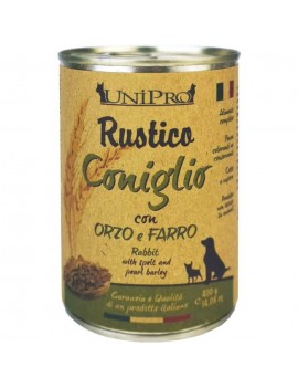 Unipro Dog Rustico Coniglio Orzo e Farro 400g