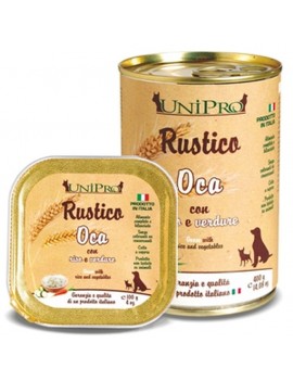 Unipro Dog Rustico Oca Riso e Verdure 400g