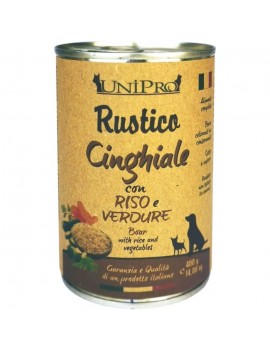 Unipro Dog Rustico Cinghiale Riso e Verdure 400g