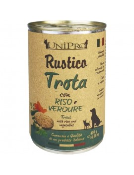 Unipro Dog Rustico Trota Riso e Verdure 400g