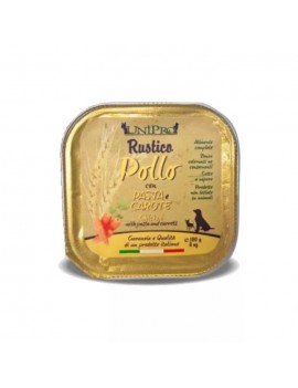 Unipro Dog Rustico Pollo Pasta e Carote 100g