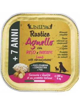 Unipro Dog Rustico Agnello +7 Riso e Patate 100g