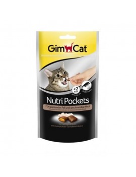 Gimcat Nutri Pockets Pollo e Biotina 60g
