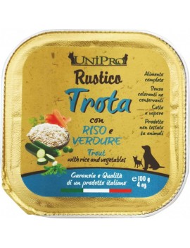 Unipro Dog Rustico Trota Riso e Verdure 100g