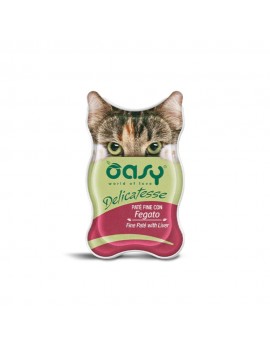 Oasy Delicatesse Cat Adult Paté fine con Fegato...