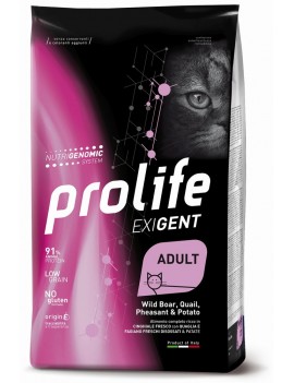 Prolife Cat Exigent Adult Wild Boar, Quail,...