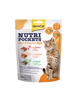 Gimcat Nutri Pockets Malt e Vitamin 150g