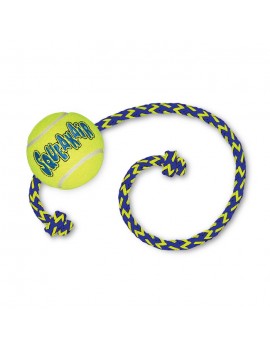 Kong Dog Squeakair Ball With Rope