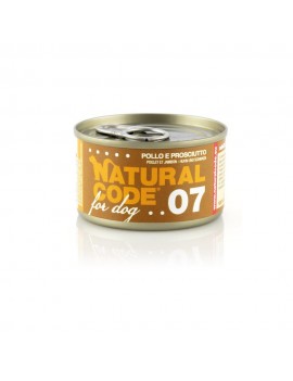 Natural Code for Dog 07 Pollo e Prosciutto 90g