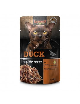 Leonardo Cat Duck Extra Pulled Beef 70g