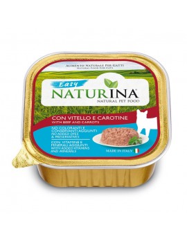 Naturina Easy Cat Con Vitello e Carotine 100g