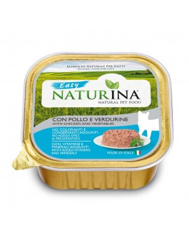 Naturina Easy Cat Con Pollo e Verdurine 100g
