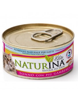 Naturina Elite Cat Tonno Con Gamberetti 70g