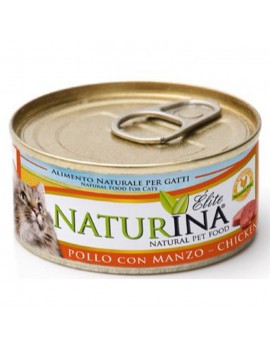 Naturina Elite Cat Pollo Con Manzo 70g
