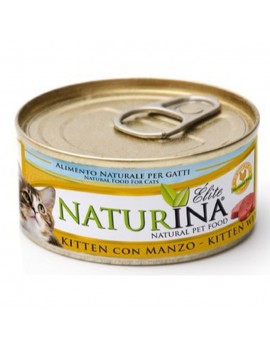 Naturina Elite Cat Kitten Con Manzo 70g