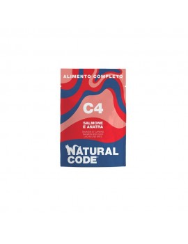 Natural Code Cat C4 Completo Salmone e Anatra 70g