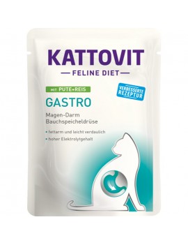 Kattovit Cat Gastro Tacchino e Riso 85g