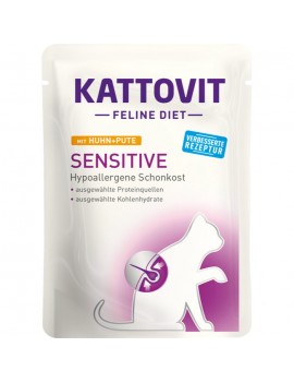 Kattovit Cat Sensitive Pollo e Tacchino 85g