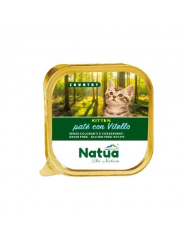 Natua Country Cat Kitten Vitello 100g