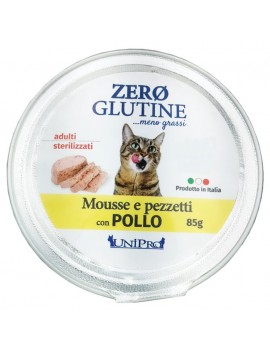 Unipro Cat Zero Glutine Mousse con Pollo 85g