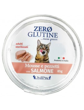 Unipro Cat Zero Glutine Mousse con Salmone 85g
