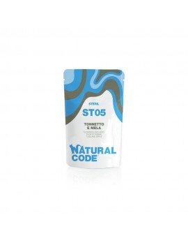 Natural Code Cat Sterilised Tonnetto e Mela 70g