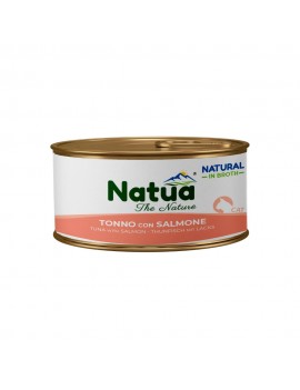Natua Natural Cat In Broth Tonno con Salmone 85g