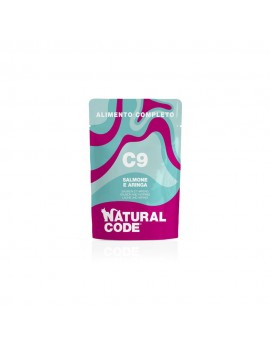 Natural Code Cat C9 Completo Salmone e Aringa 70g