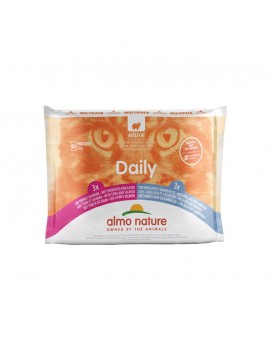 Almo Cat Daily Multipack Tonno Salmone e...