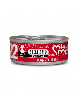 Disugual Cat Mini Me 22 Sterilized Manzo 85g