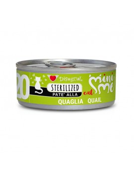 Disugual Cat Mini Me 20 Sterilized Quaglia 85g