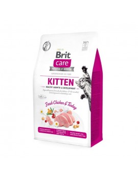 Brit Care Cat Grain Free Kitten Healthy Growth...