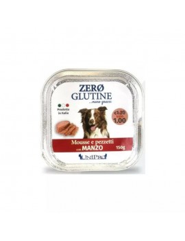 Unipro Dog Zero Glutine Mousse di Manzo 150g
