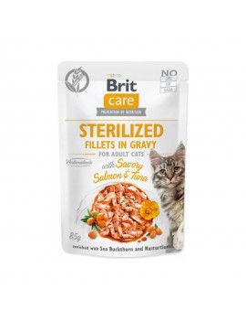 Brit Care Cat Salmon Tuna Sterilized 85g