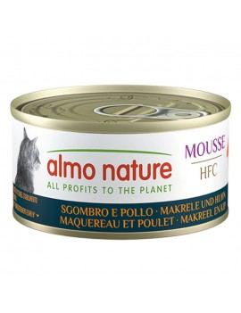 Almo Cat Hfc Mousse Sgombro e Pollo 70g