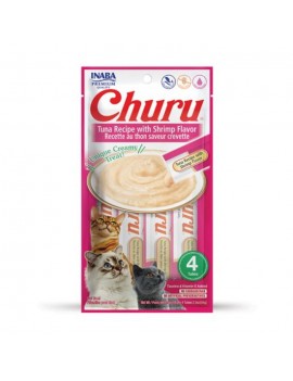 Inaba Cat Churu Tonno e Gamberetti 56g