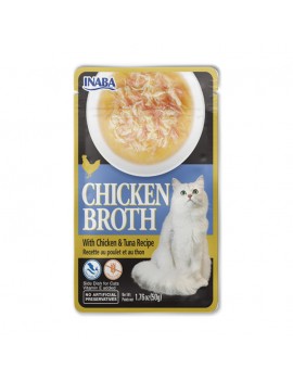Inaba Cat Chicken Broth Pollo e Tonno 50g