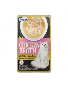Inaba Cat Chicken Broth Pollo e Salmone 50g