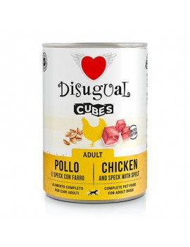 Disugual Dog Cubes Pollo e Speck con Farro 400g