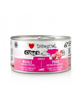 Disugual Dog Cubes Maiale e Bresaola con Riso 150g